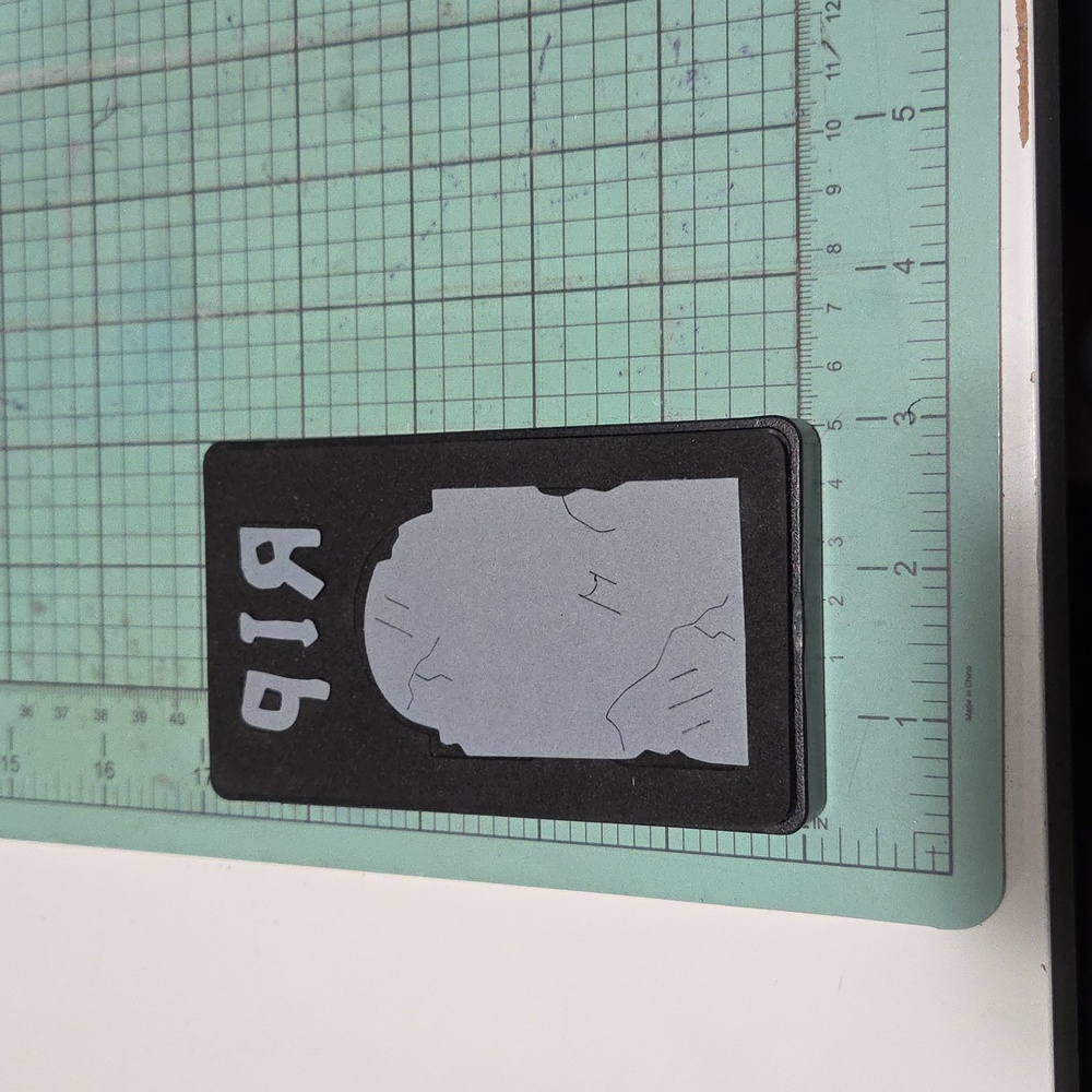 Sizzix Bigz RIP & Tombstone Phrases Die